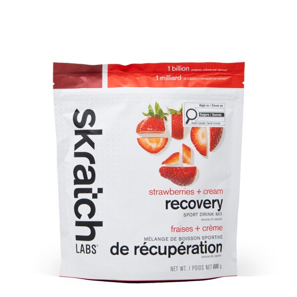Skratch Labs Recovery Sport Drink Mix Strawberries + Cream Ryeka Sport